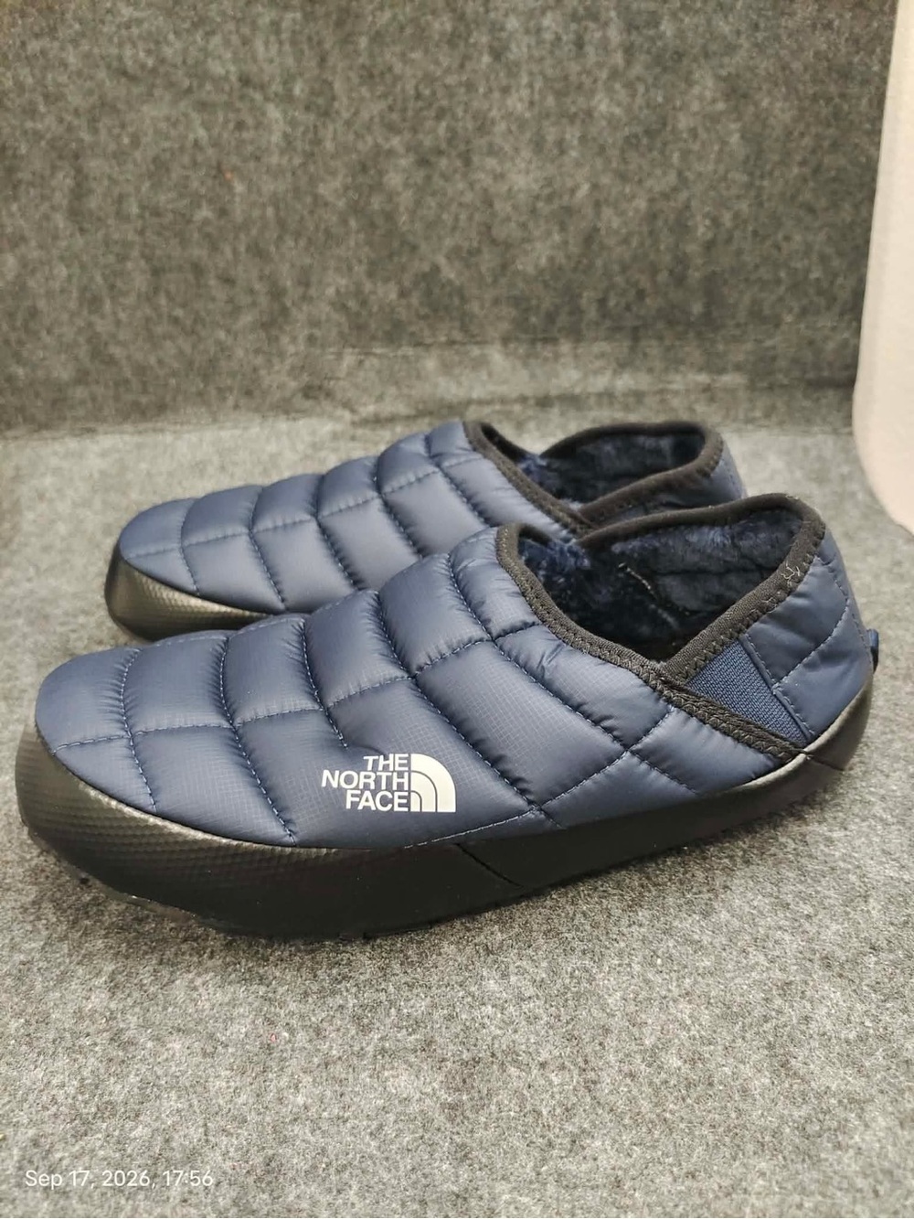 NWOT The North Face Thermoball Eco Mule Traction Cozy Slipper Blue  Men's US 7
